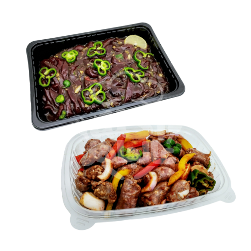 عرض اللحوم (حواوشي, كبدة إسكندراني, سجق)